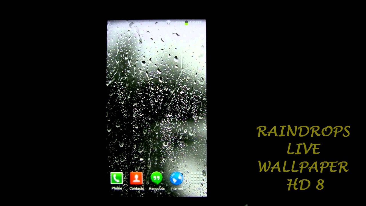 rain drops live wallpapers,text,screenshot,font,technology,organism