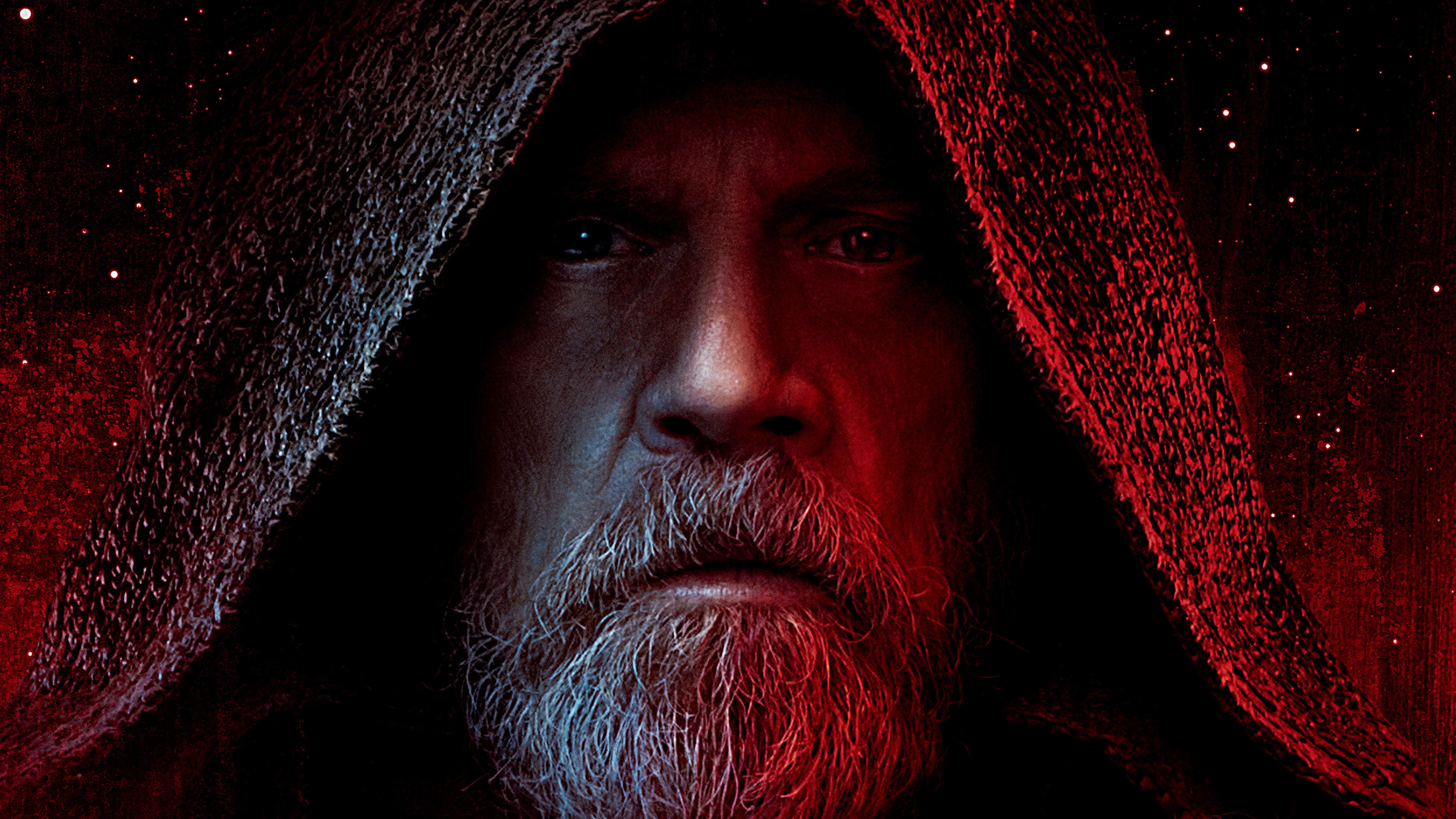 fondo de pantalla de luke skywalker,rojo,oscuridad,humano,ojo,barba