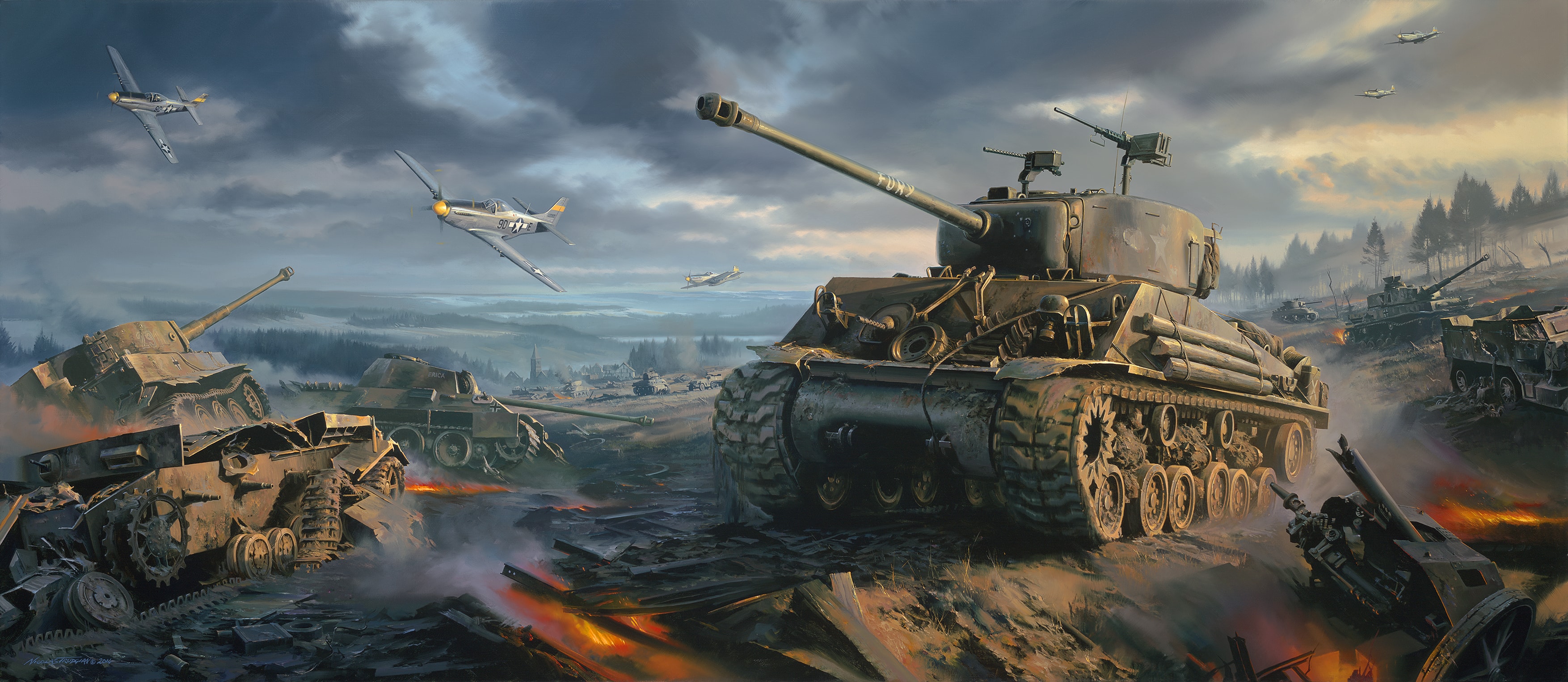 fury wallpaper,combat vehicle,tank,strategy video game,pc game,vehicle