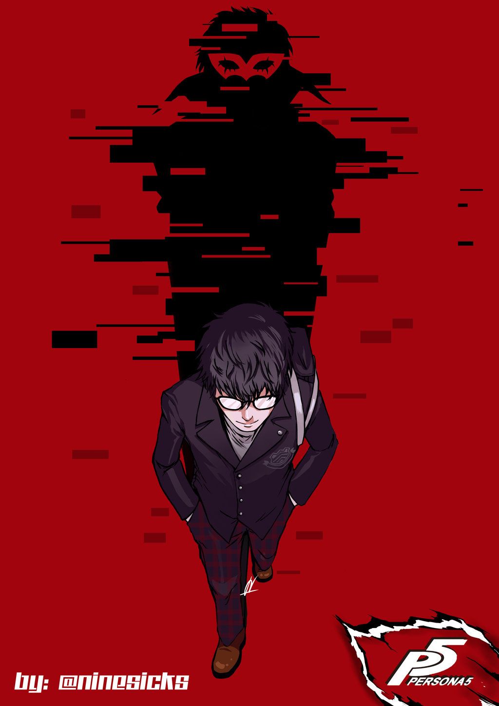persona 5 iphone wallpaper,red,poster,graphic design,font,illustration
