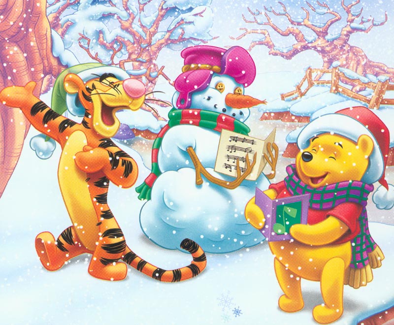 disney christmas wallpaper,cartoon,animated cartoon,illustration