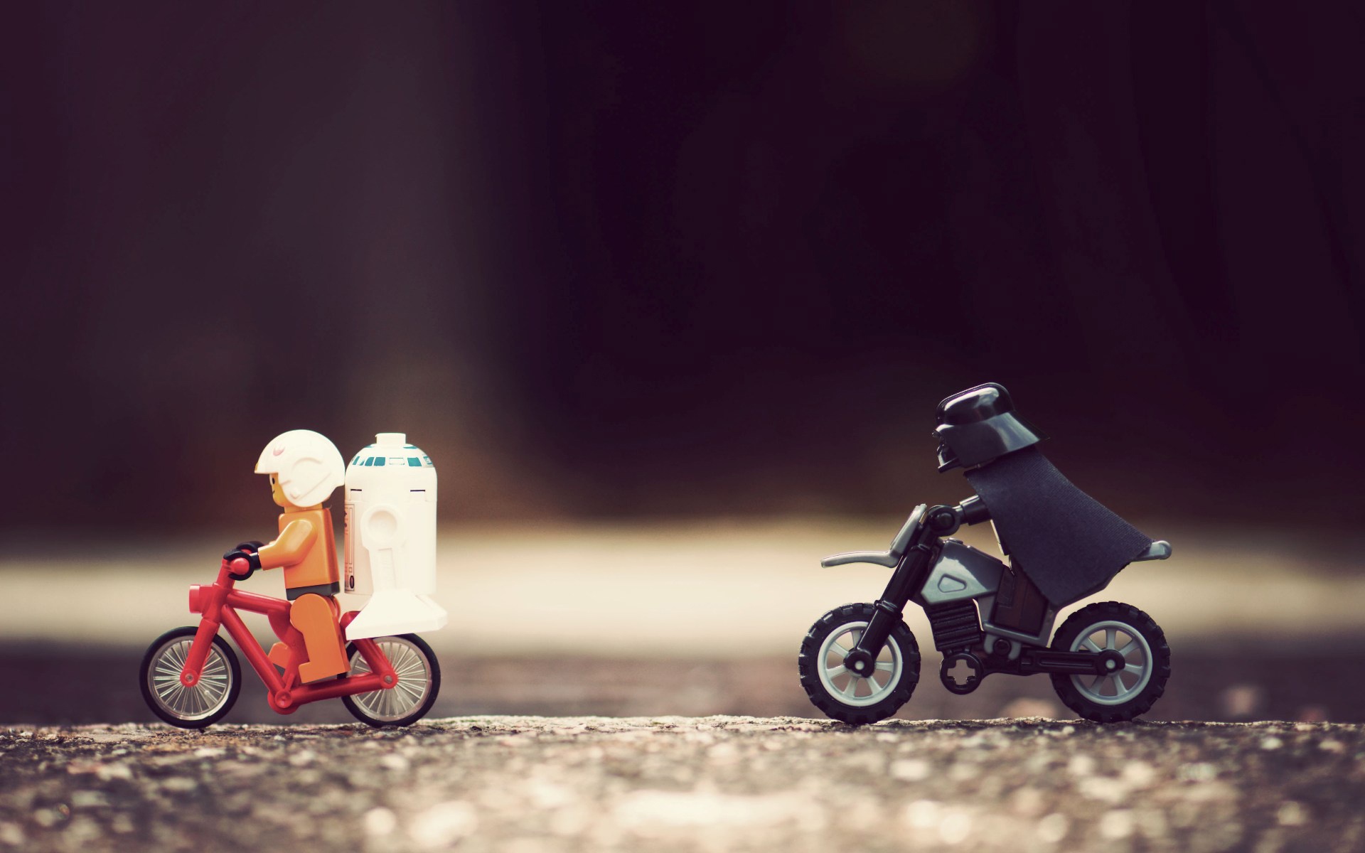 lego star wars wallpaper,fahrzeug,motorrad,himmel,moped,automobilbeleuchtung