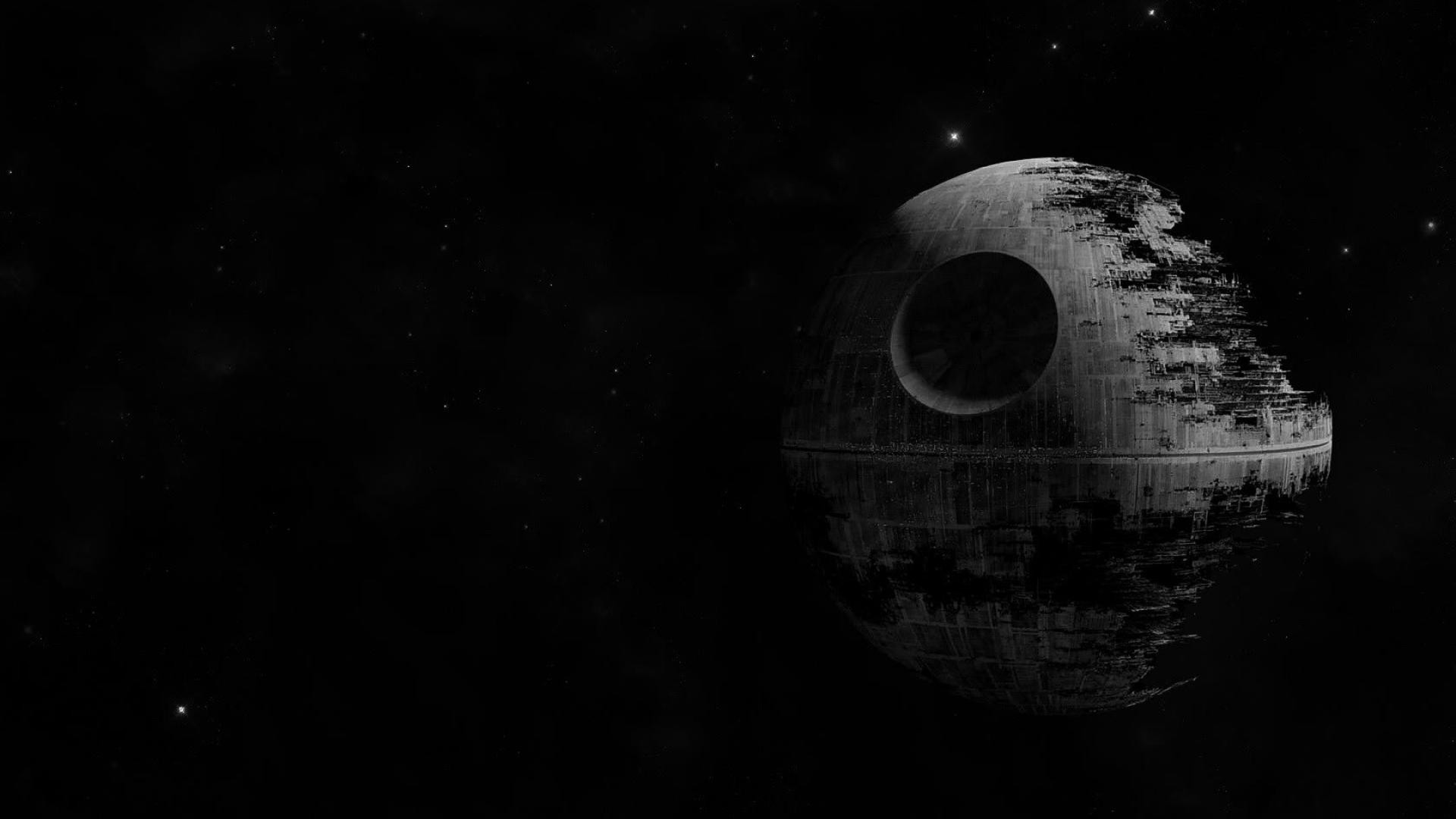 star wars wallpaper 1920x1080,outer space,monochrome,astronomical object,atmosphere,sky