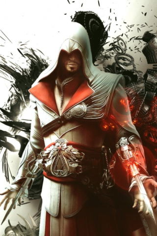 assassin's creed live wallpaper,cg artwork,fictional character,illustration,armour,art