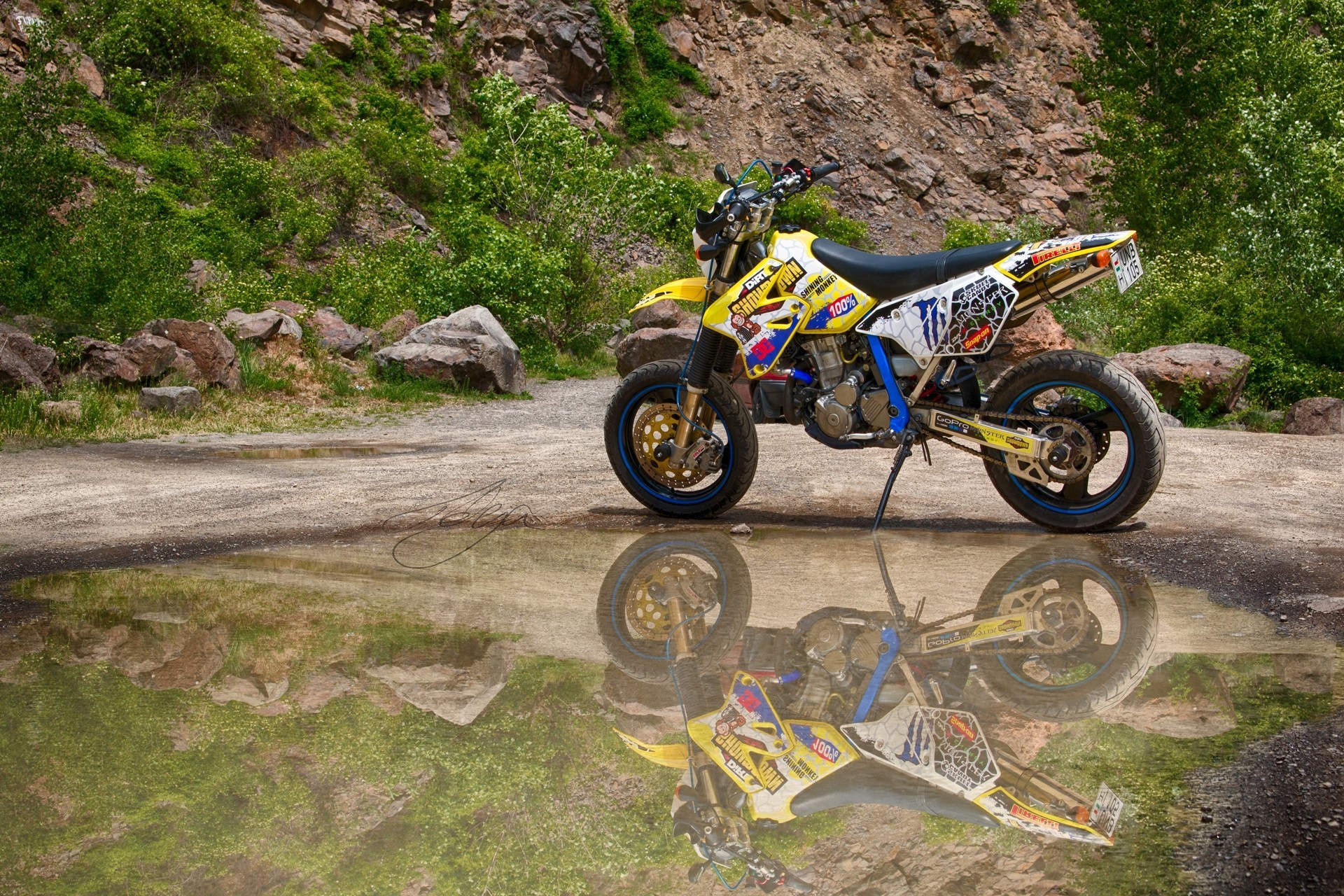 supermoto wallpaper,motorcycle,supermoto,vehicle,motocross,motorcycle racing