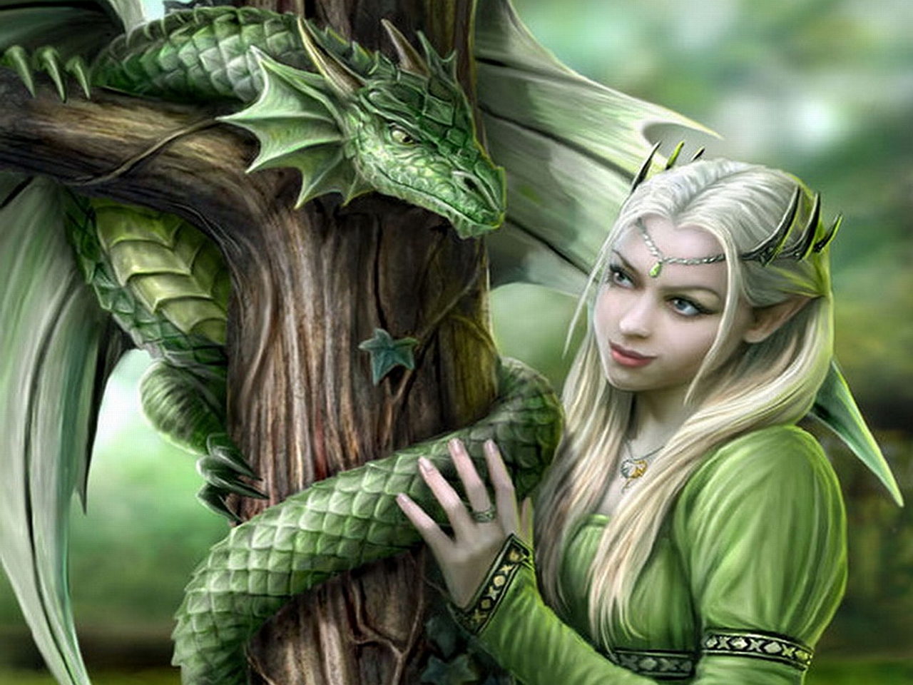 elf wallpaper,cg artwork,fictional character,dragon,mythology,illustration