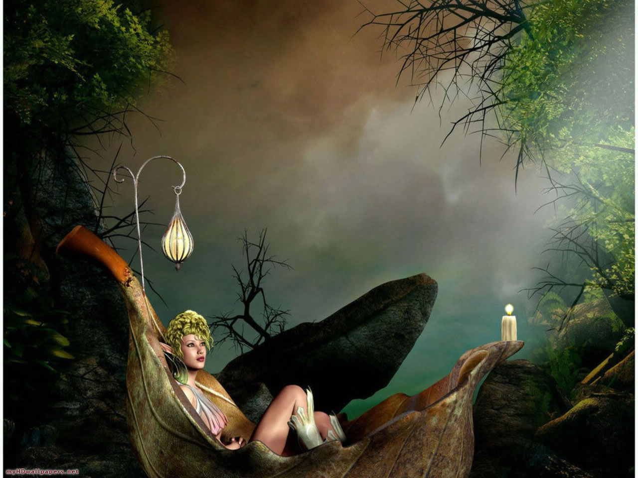 fondo de pantalla de elf,naturaleza,árbol,ilustración,arte,fotografía