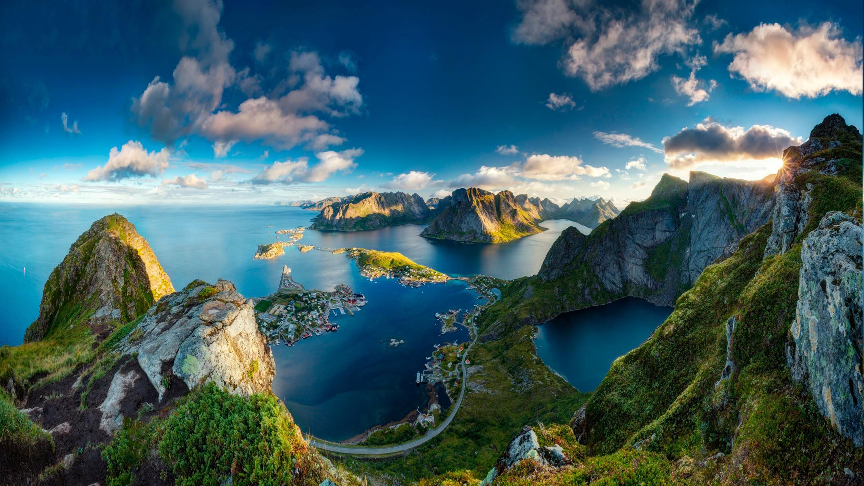 papel pintado de noruega,paisaje natural,naturaleza,cielo,agua,recursos hídricos