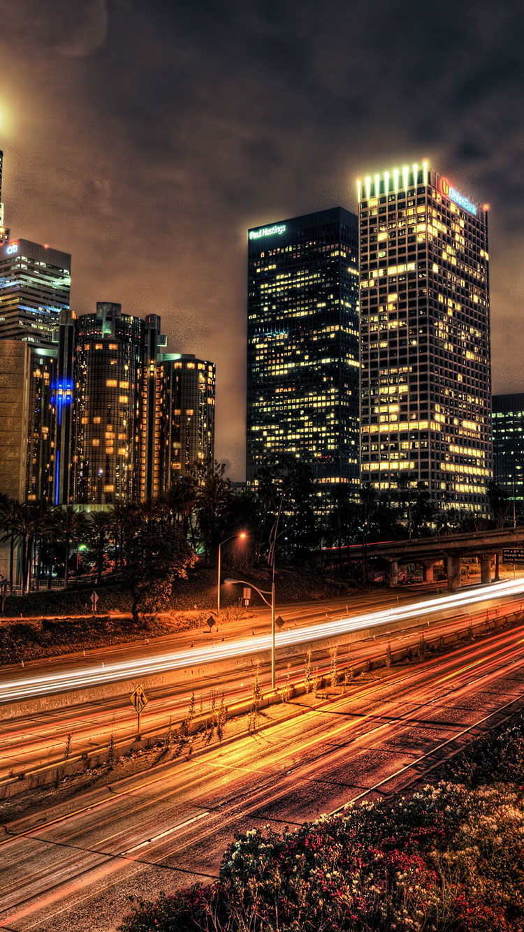 los angeles fondo de pantalla para iphone,área metropolitana,paisaje urbano,ciudad,área urbana,noche