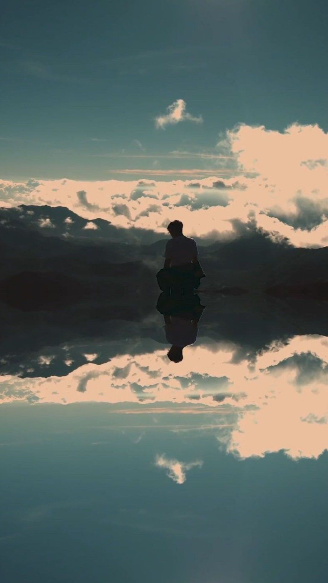 kpop live wallpaper,sky,nature,cloud,water,reflection