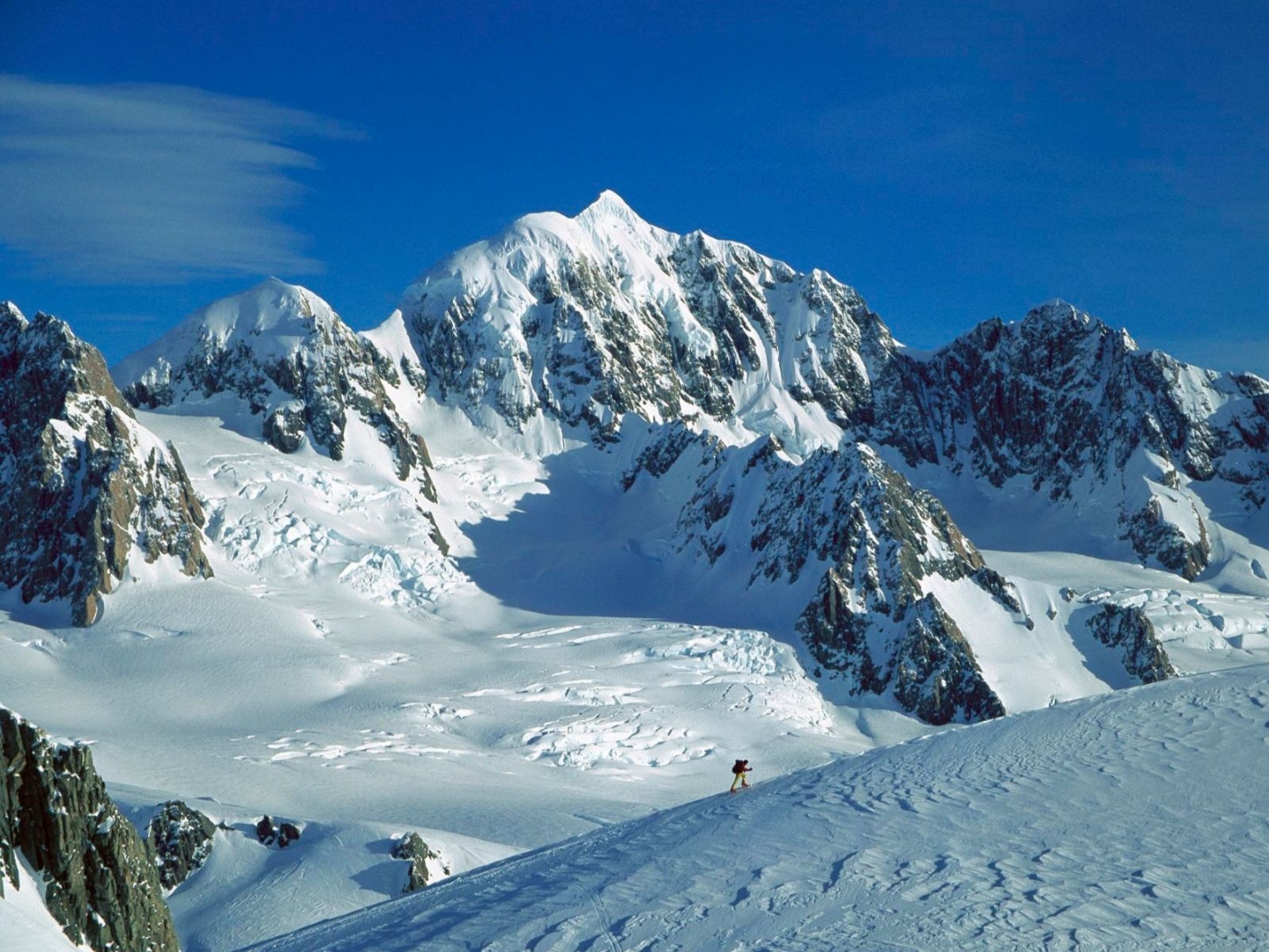 carta da parati montagna di neve,montagna,catena montuosa,neve,cresta,massiccio