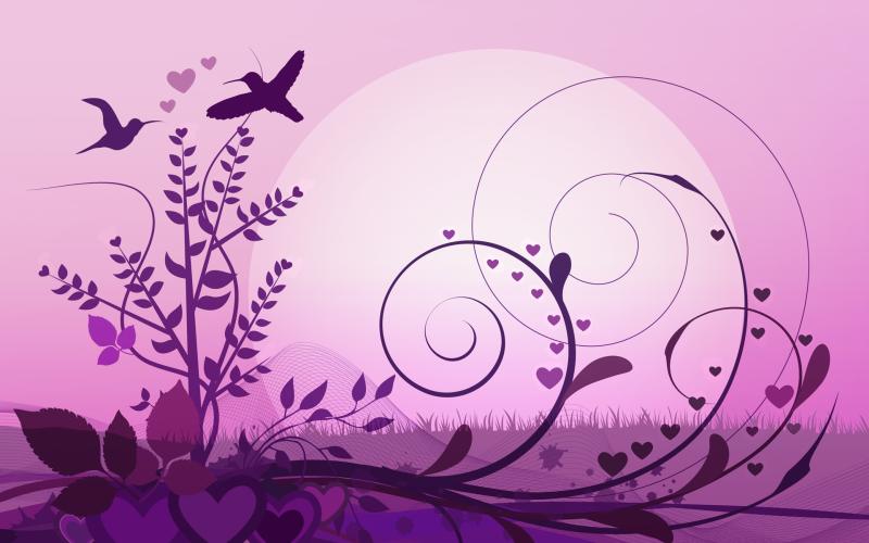 사랑 테마 벽지,보라색,제비꽃,그래픽 디자인,삽화,클립 아트