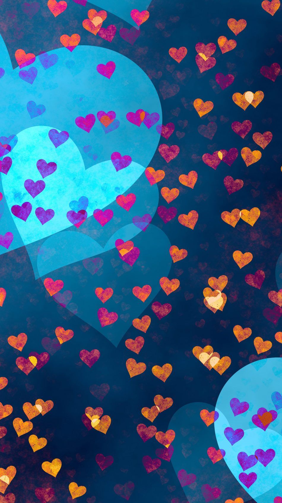モバイル用のhd愛の壁紙をダウンロード,赤,紫の,青い,心臓,ピンク