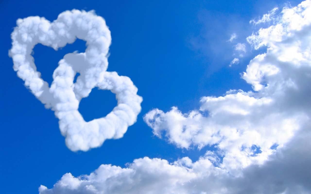 愛のテーマの壁紙,空,雲,昼間,青い,積雲