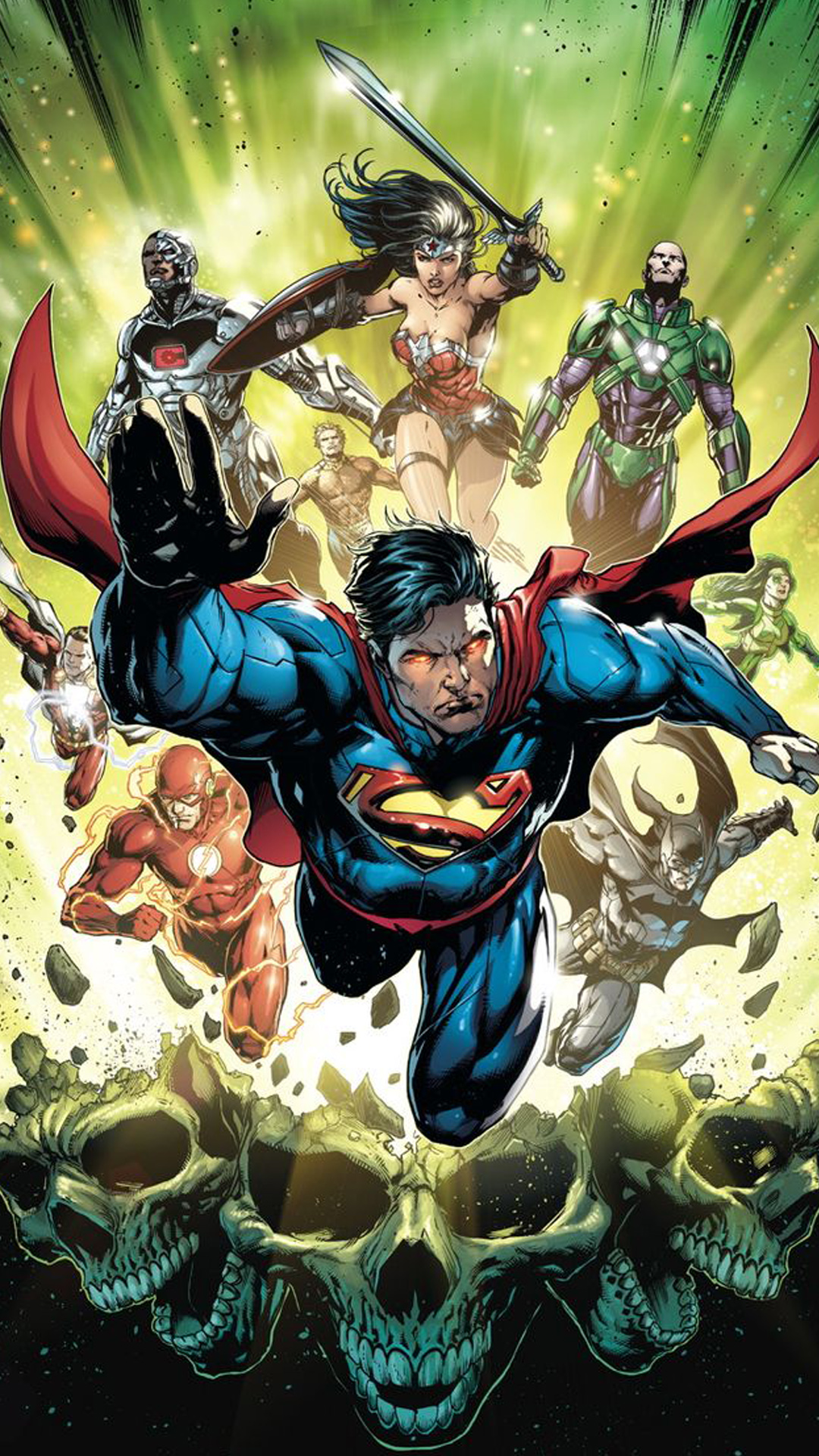 fond d'écran de justice league iphone,super héros,personnage fictif,des bandes dessinées,héros,fiction