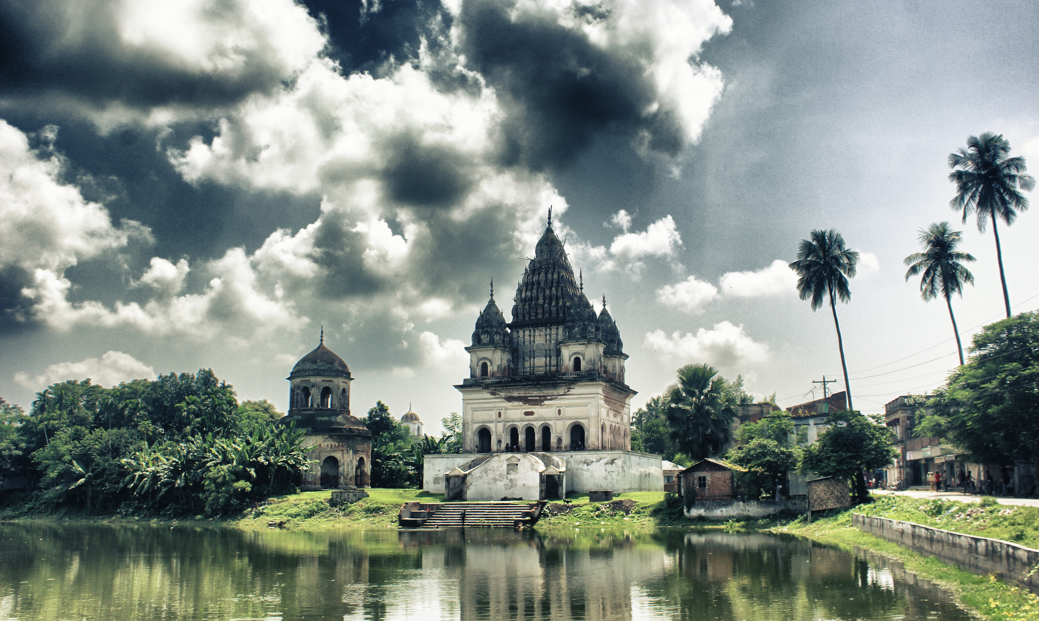 carta da parati del bangladesh,natura,riflessione,cielo,paesaggio naturale,architettura