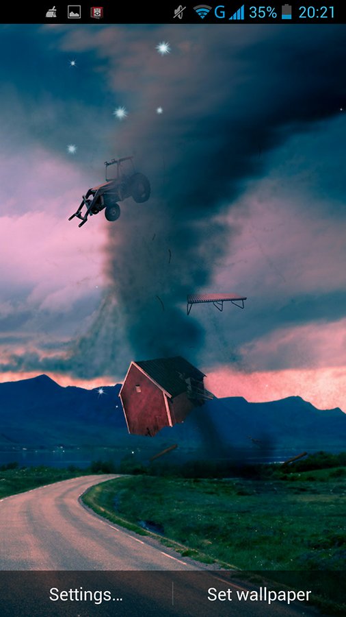 tornado live wallpaper,sky,extreme sport,atmosphere,flip (acrobatic),recreation