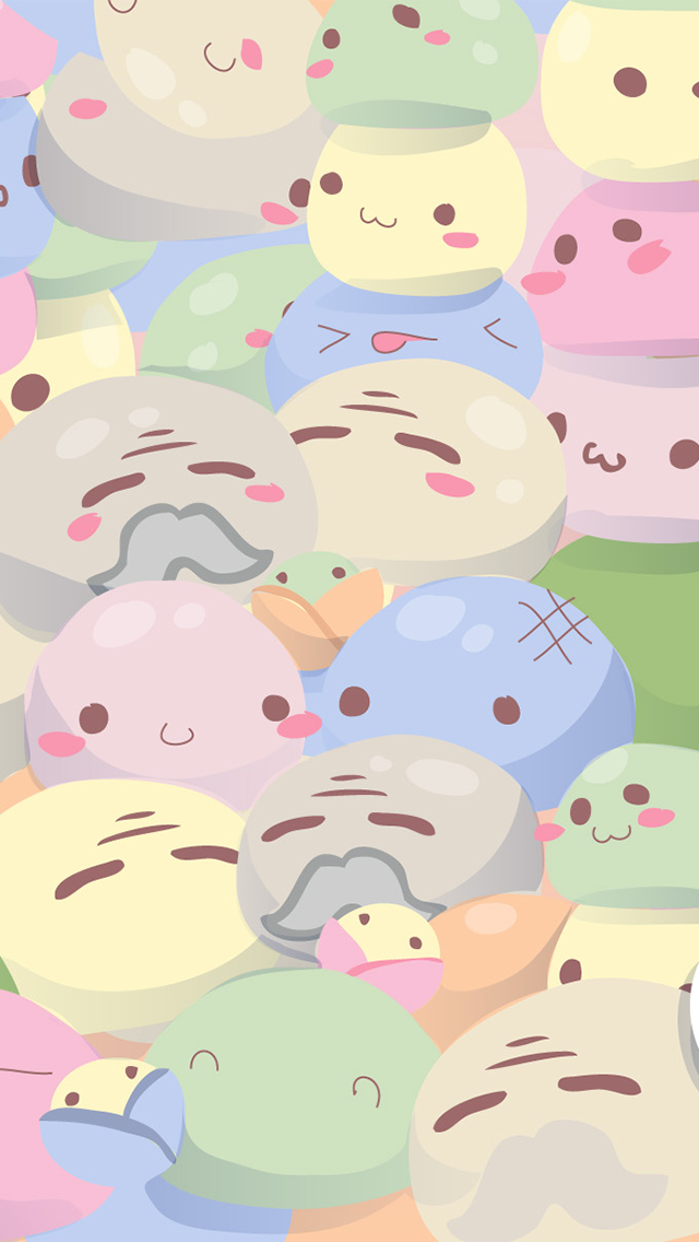 kawaii iphone wallpaper,cartoon,illustration,design,pattern,clip art