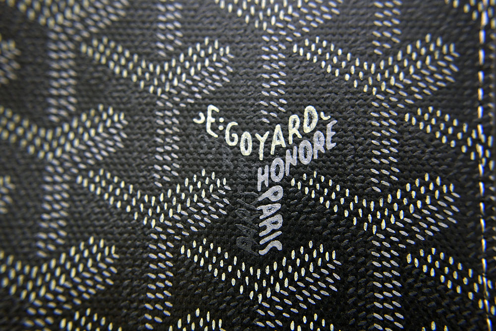 black goyard pattern