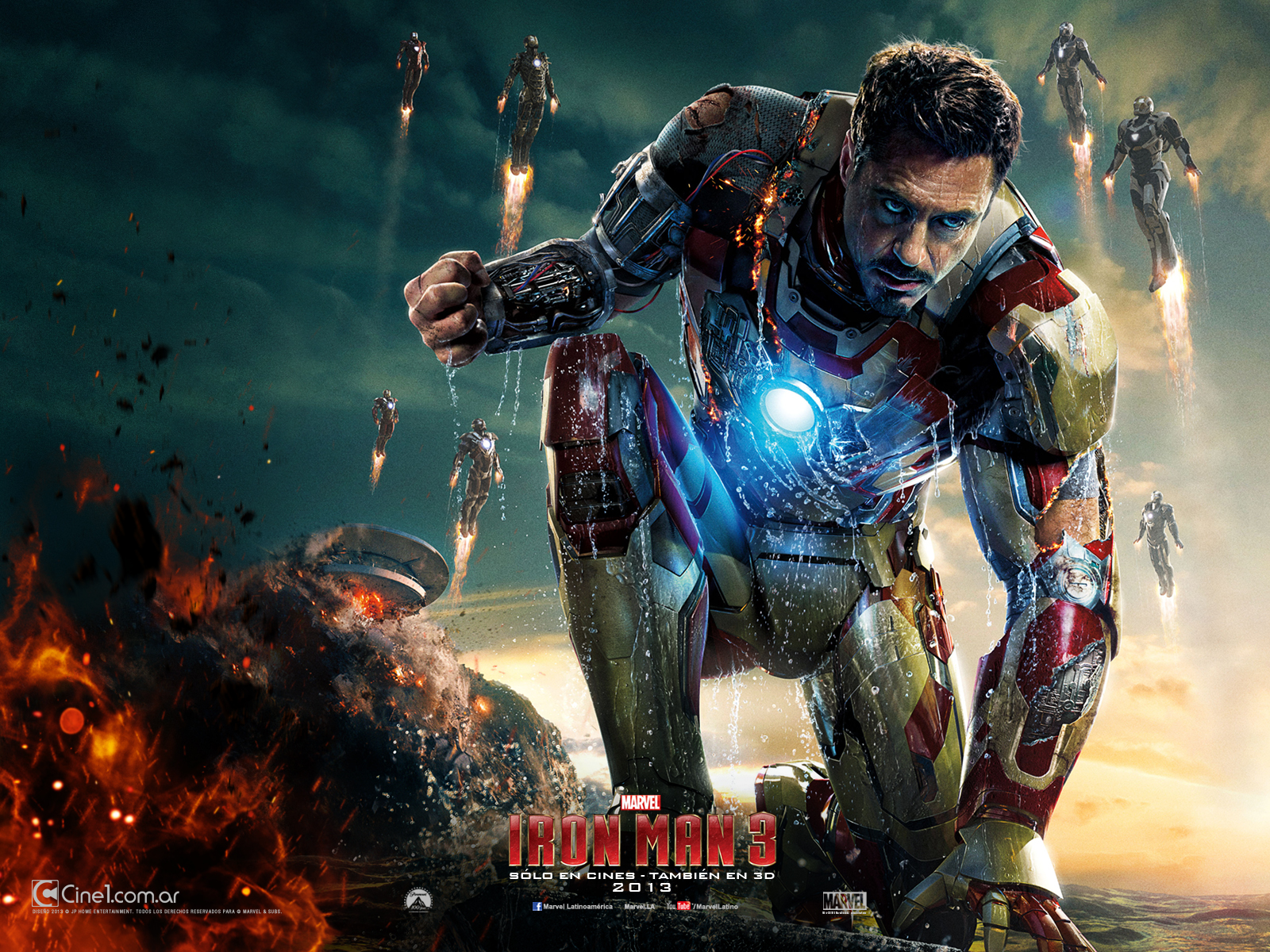 iron man 3d wallpaper,action adventure game,movie,iron man,pc game,fictional character