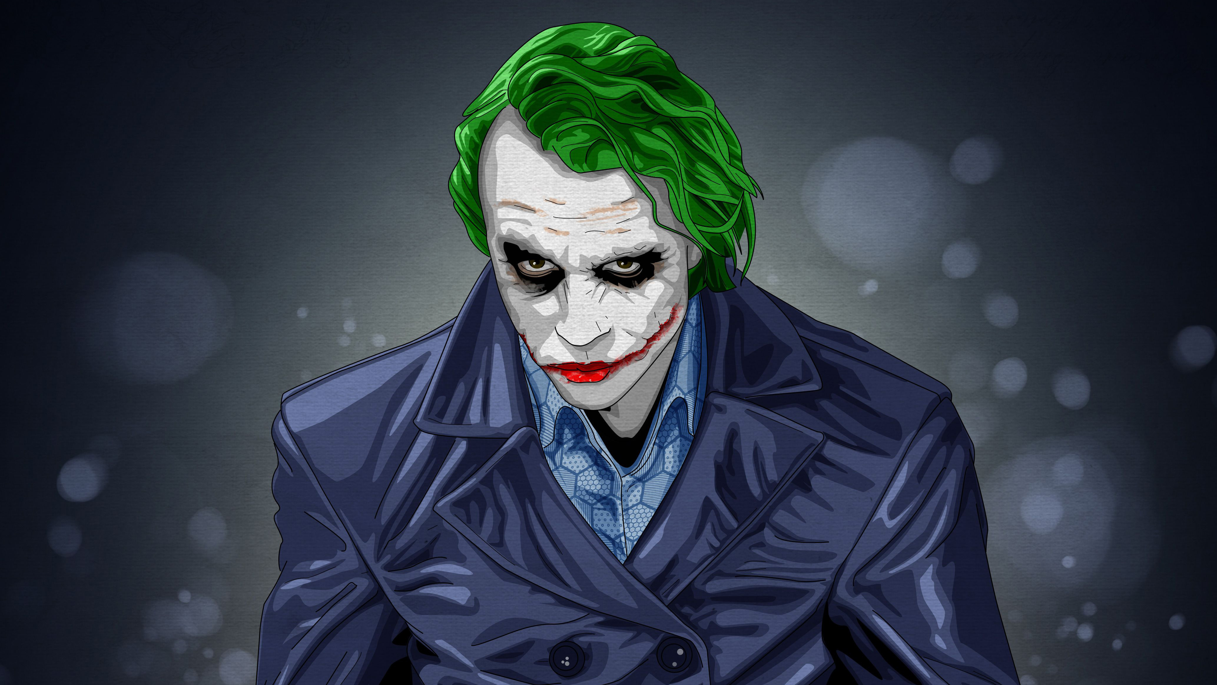 fond d'écran joker 4k,joker,supervillain,personnage fictif,homme chauve souris,illustration