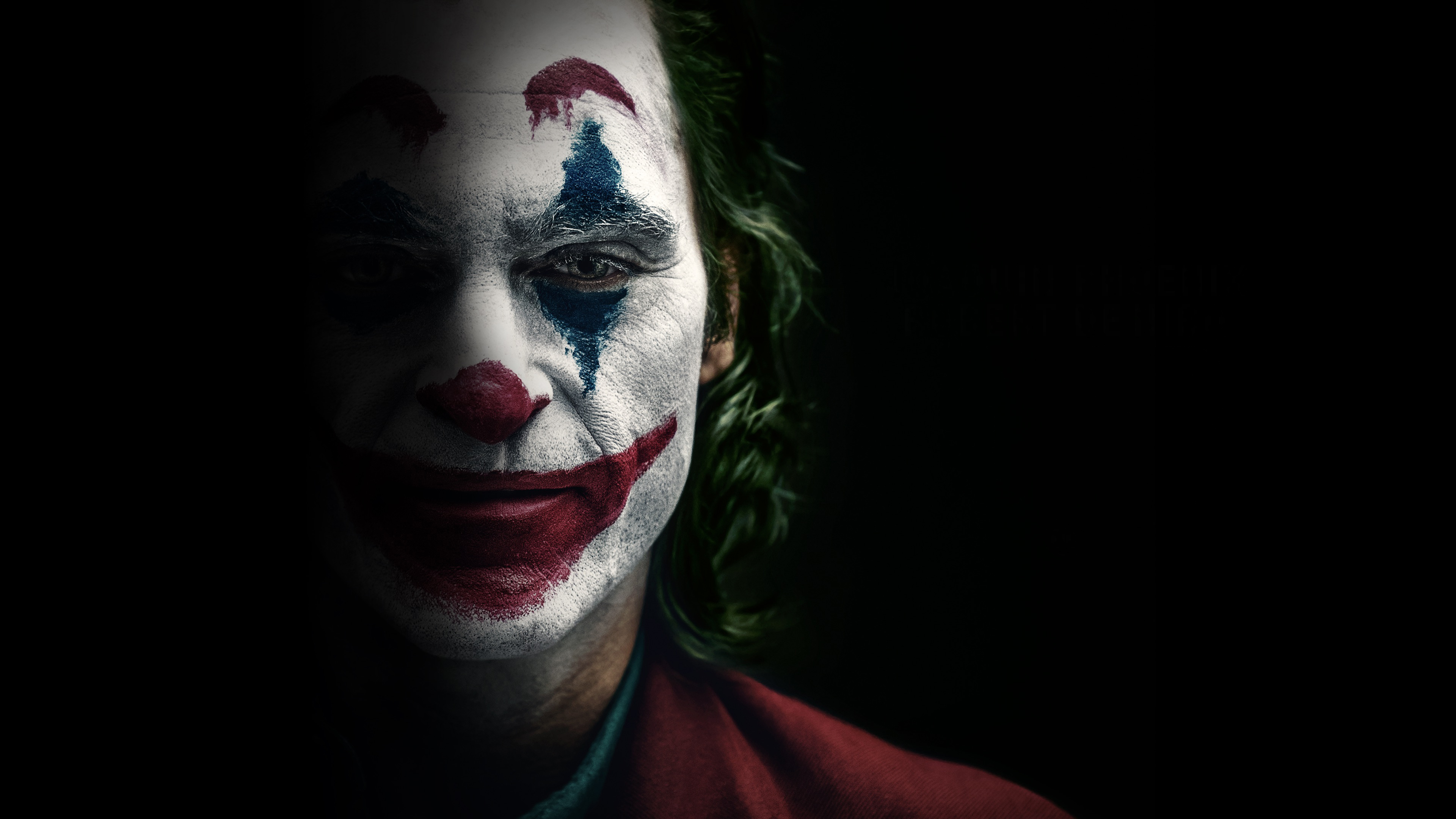 fond d'écran joker 4k,visage,joker,pitre,supervillain,tête