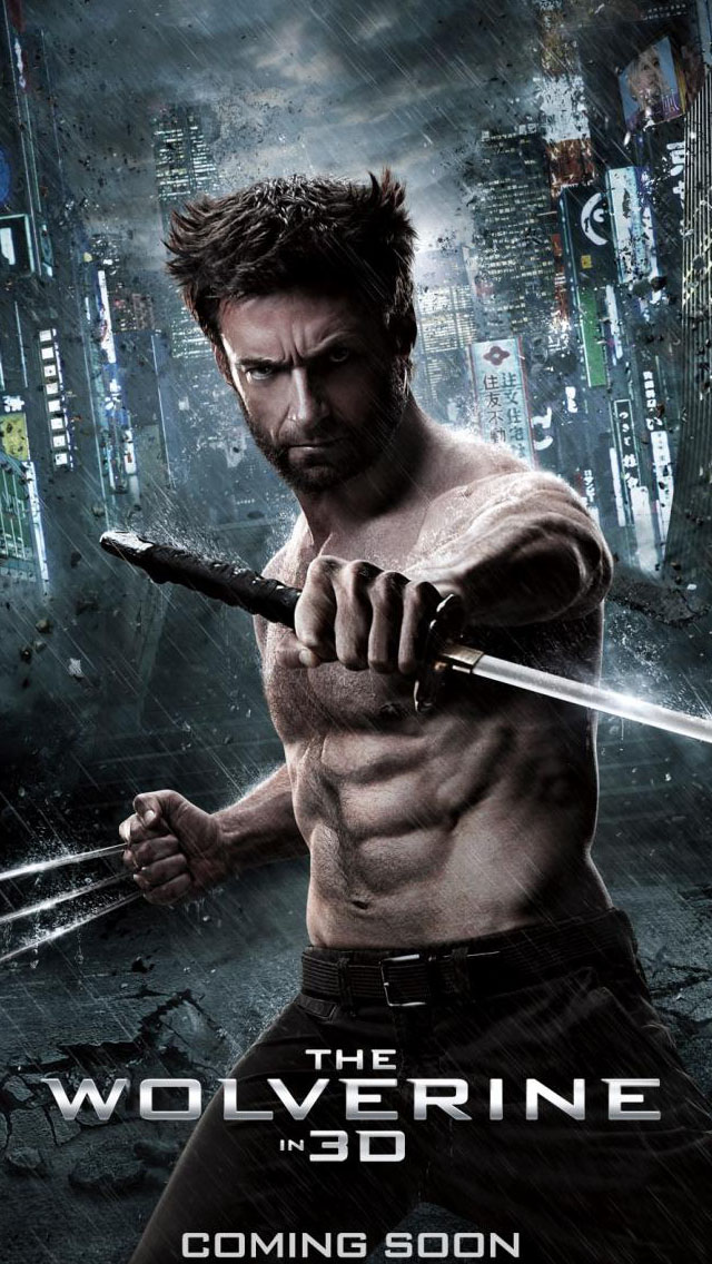 wolverine iphone wallpaper,movie,action film,wolverine,poster,fictional character