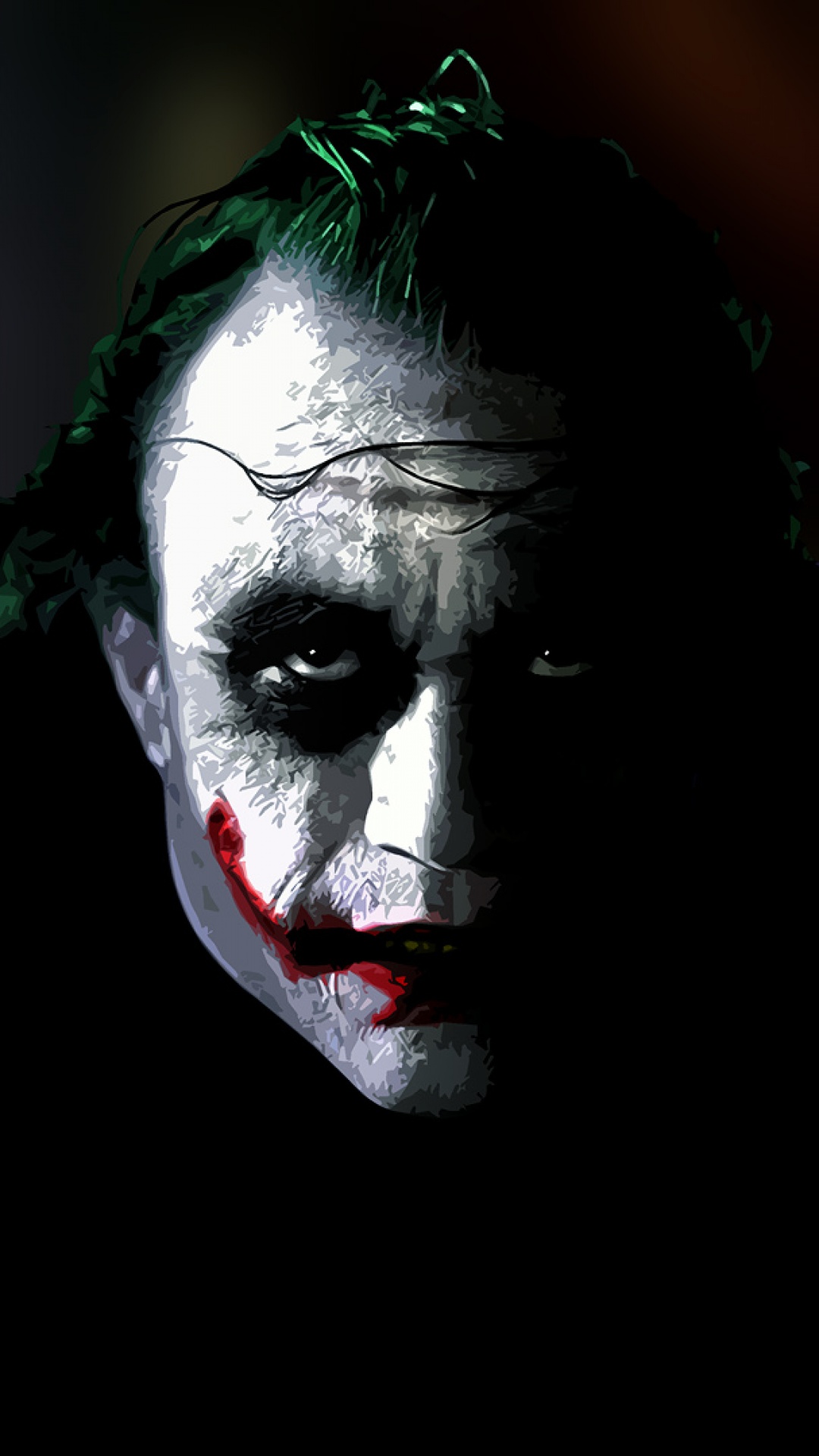 joker wallpaper for mobile,face,joker,supervillain,head,nose