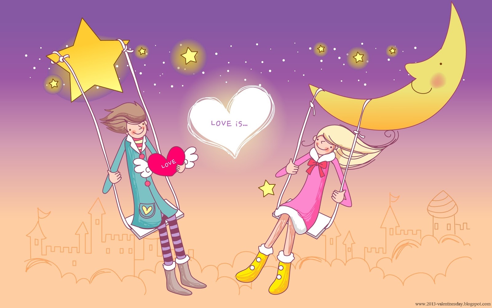 cartoon love wallpaper,cartoon,illustration,fictional character,valentine's day,animated cartoon