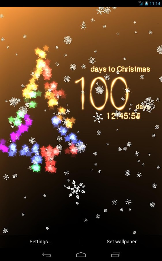 christmas countdown live wallpaper,text,christmas tree,christmas decoration,font,christmas eve