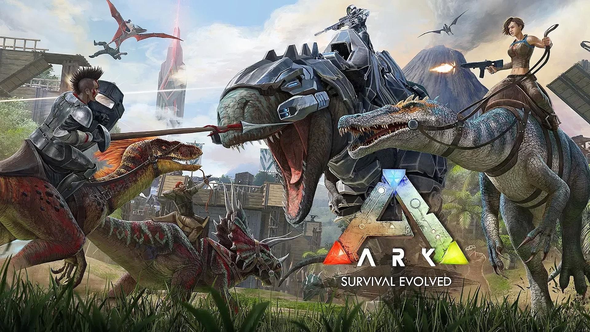 Ark Survival Evolved Wallpaper Action Adventure Game Pc Game Strategy Video Game Games Video Game Software Wallpaperuse