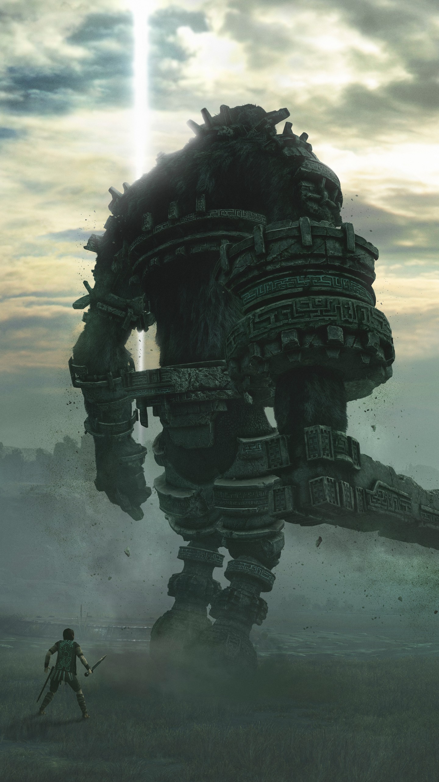 shadow of the colossus wallpaper,cg artwork,illustration,action adventure game,animation,pc game