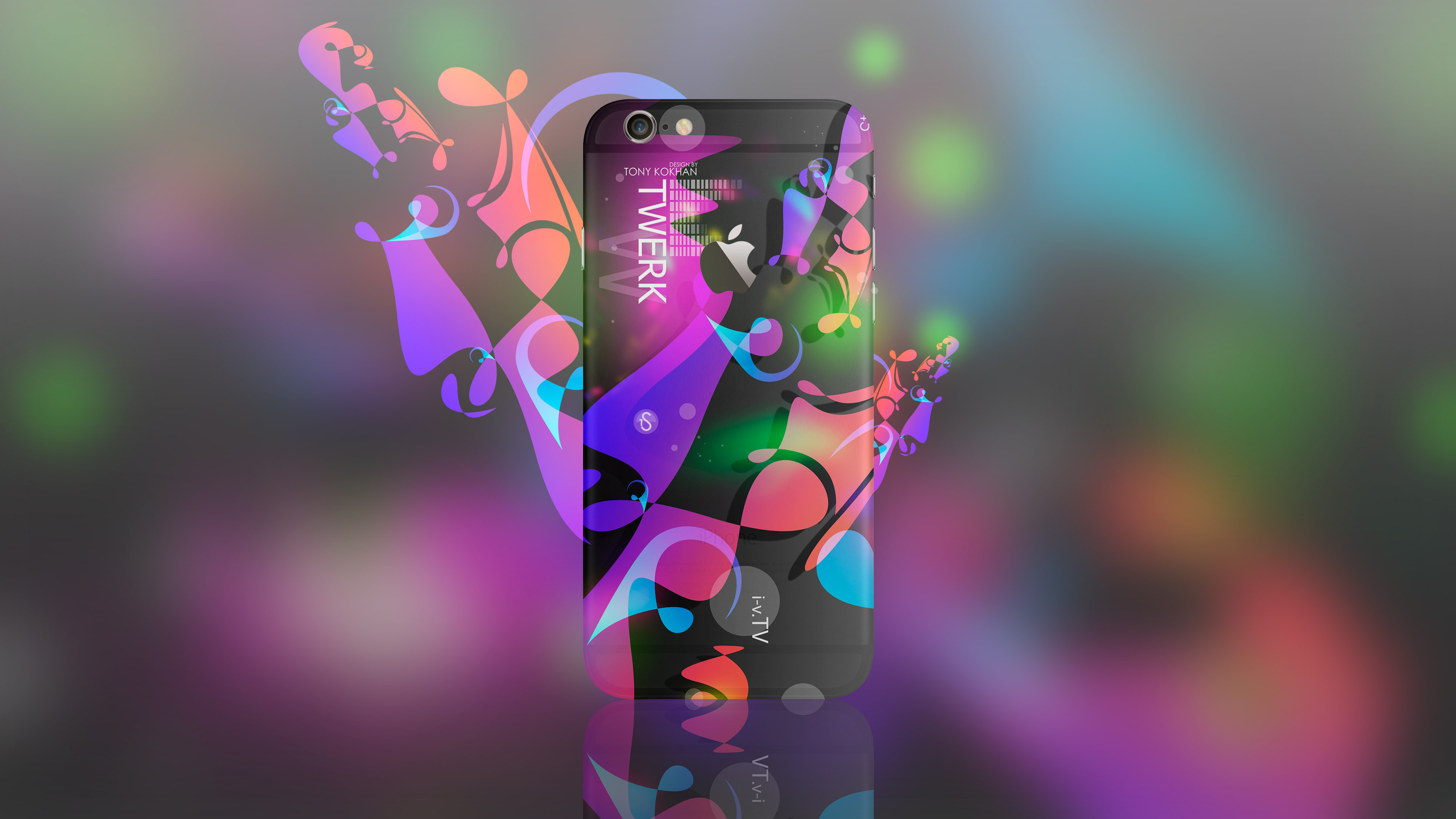 창조적 인 아이폰 배경 화면,보라색,빛,제비꽃,분홍,그래픽 디자인