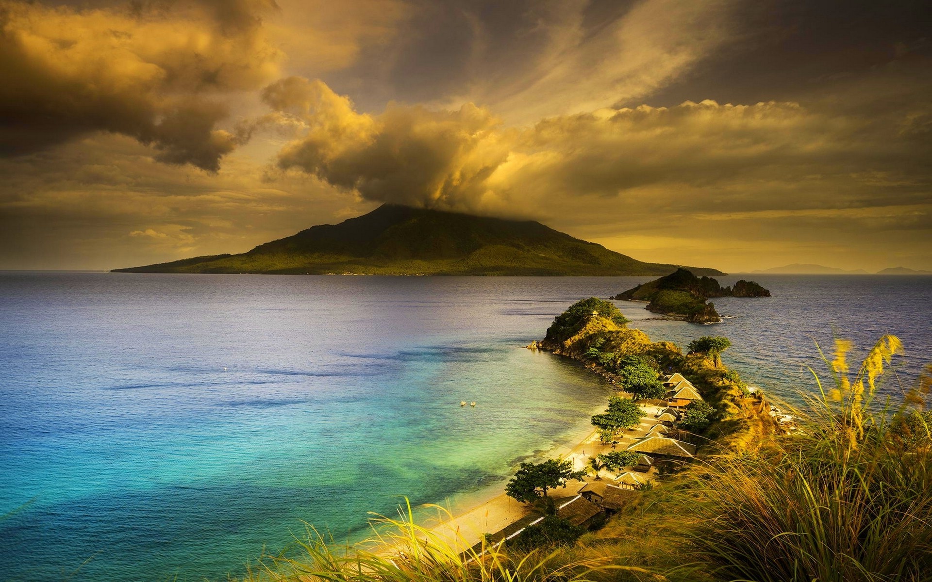 carta da parati filippine,natura,corpo d'acqua,paesaggio naturale,cielo,mare