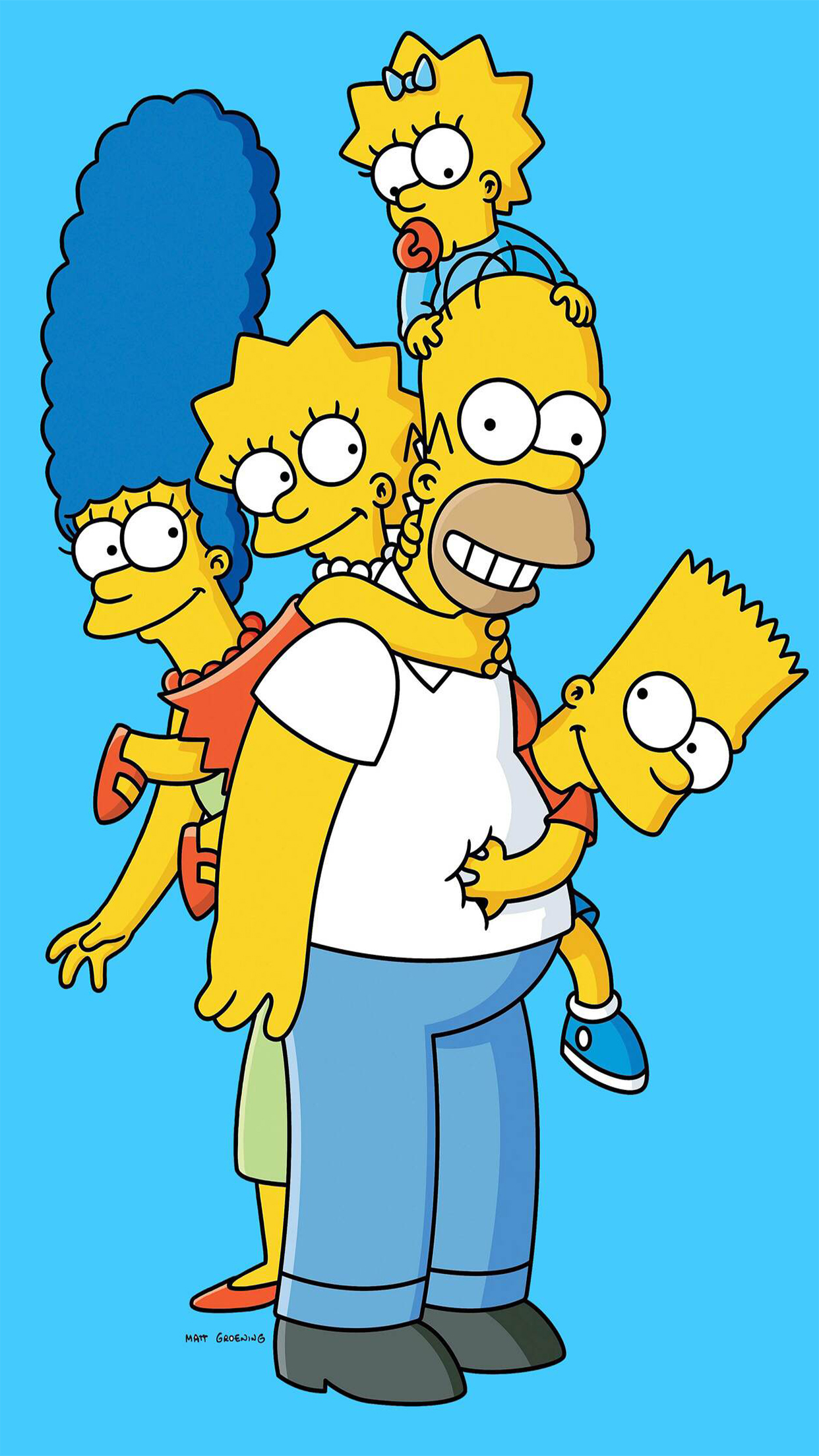 simpsons wallpaper iphone,cartoon,clip art,illustration,animated cartoon,graphics