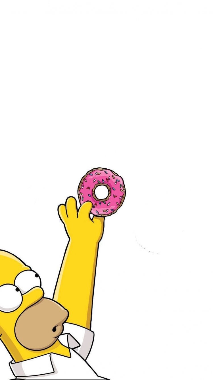 simpsons sfondi iphone,cartone animato,giallo,illustrazione