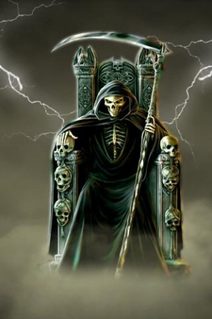 grim reaper live wallpapers,illustration,cg artwork,fictional character,mythology,darkness