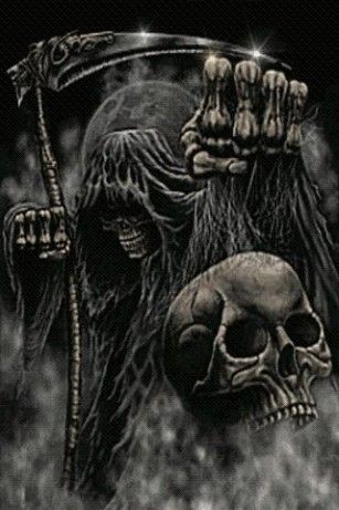 grim reaper live wallpapers,demon,fictional character,mythology,t shirt,illustration