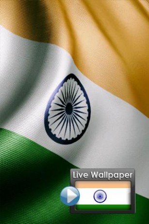 drapeau indien live wallpaper,drapeau,plante,cercle,gloire du matin,capture d'écran