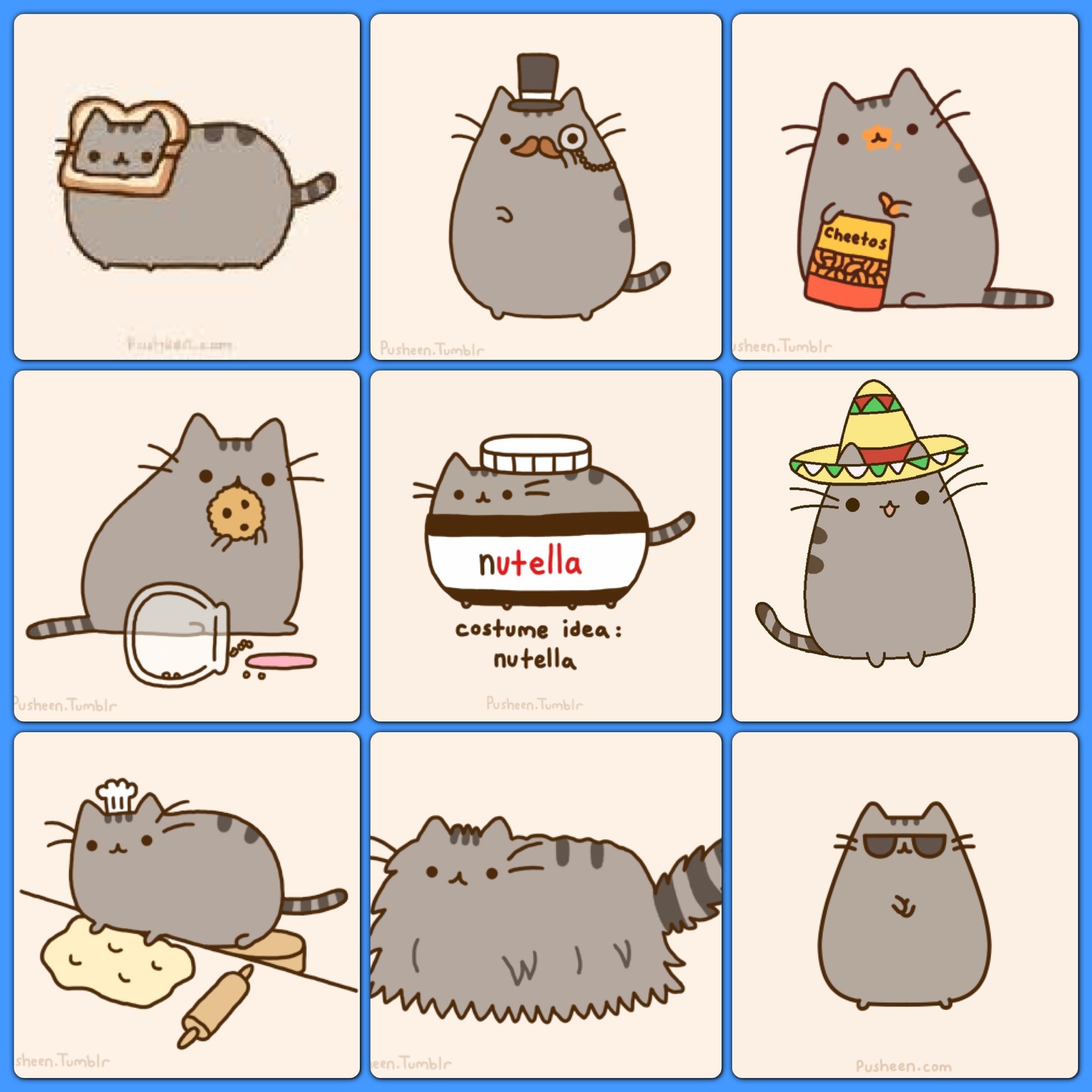 pusheen die katze tapete,karikatur,text,clip art,illustration