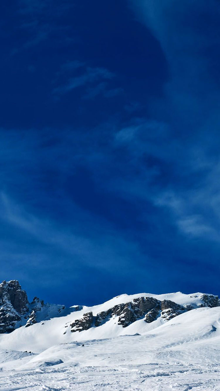 冬の壁紙iphone,空,山,雪,自然,青い
