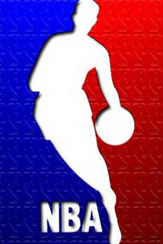 carta da parati con logo nba,