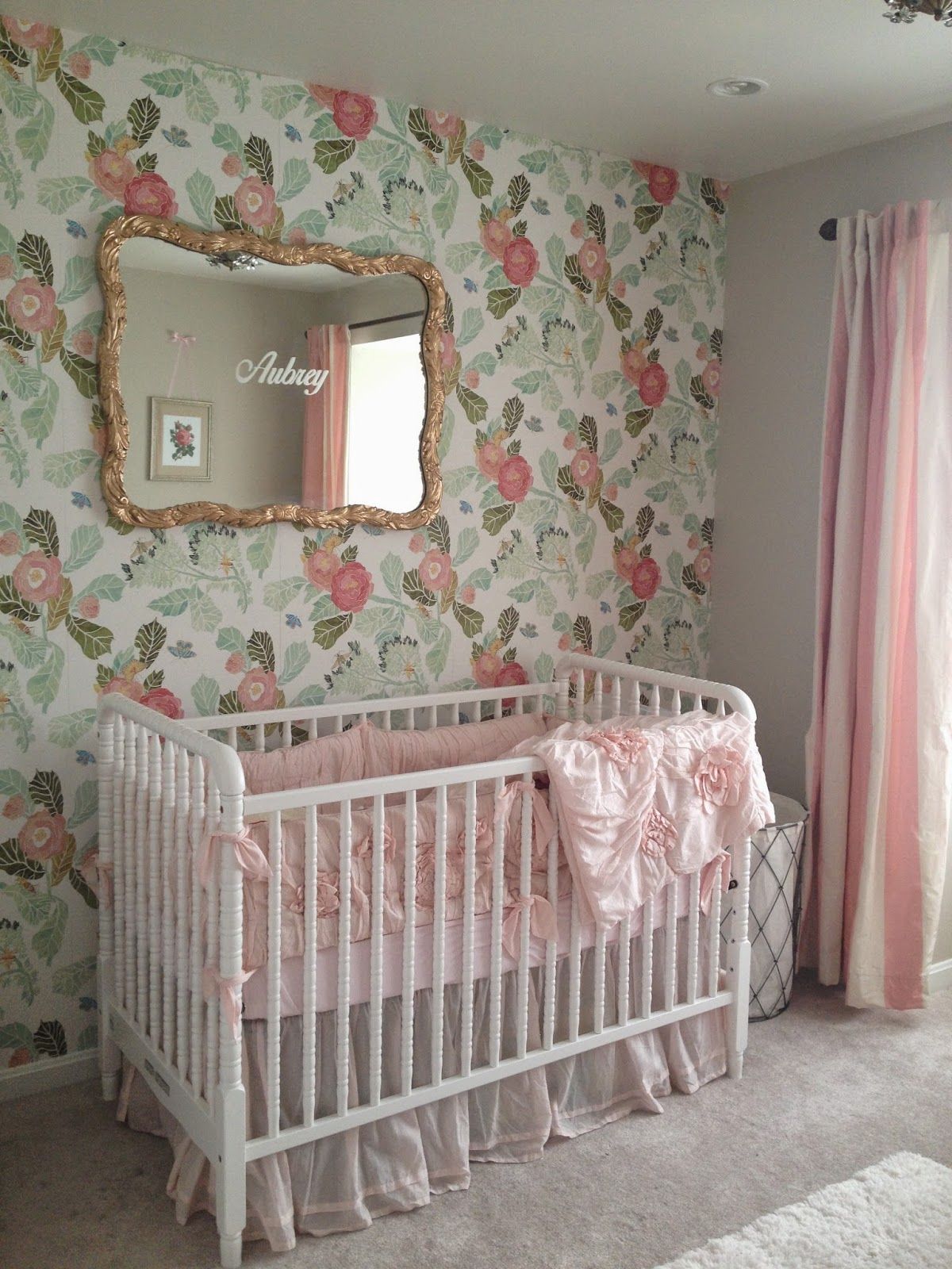 Mirror Over Baby Crib WallpaperUse