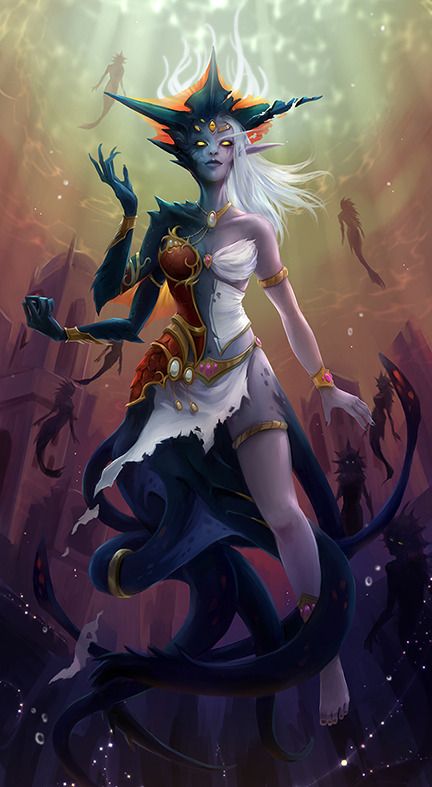 wallpaper naga,cg artwork,fictional character,illustration,mythology,art