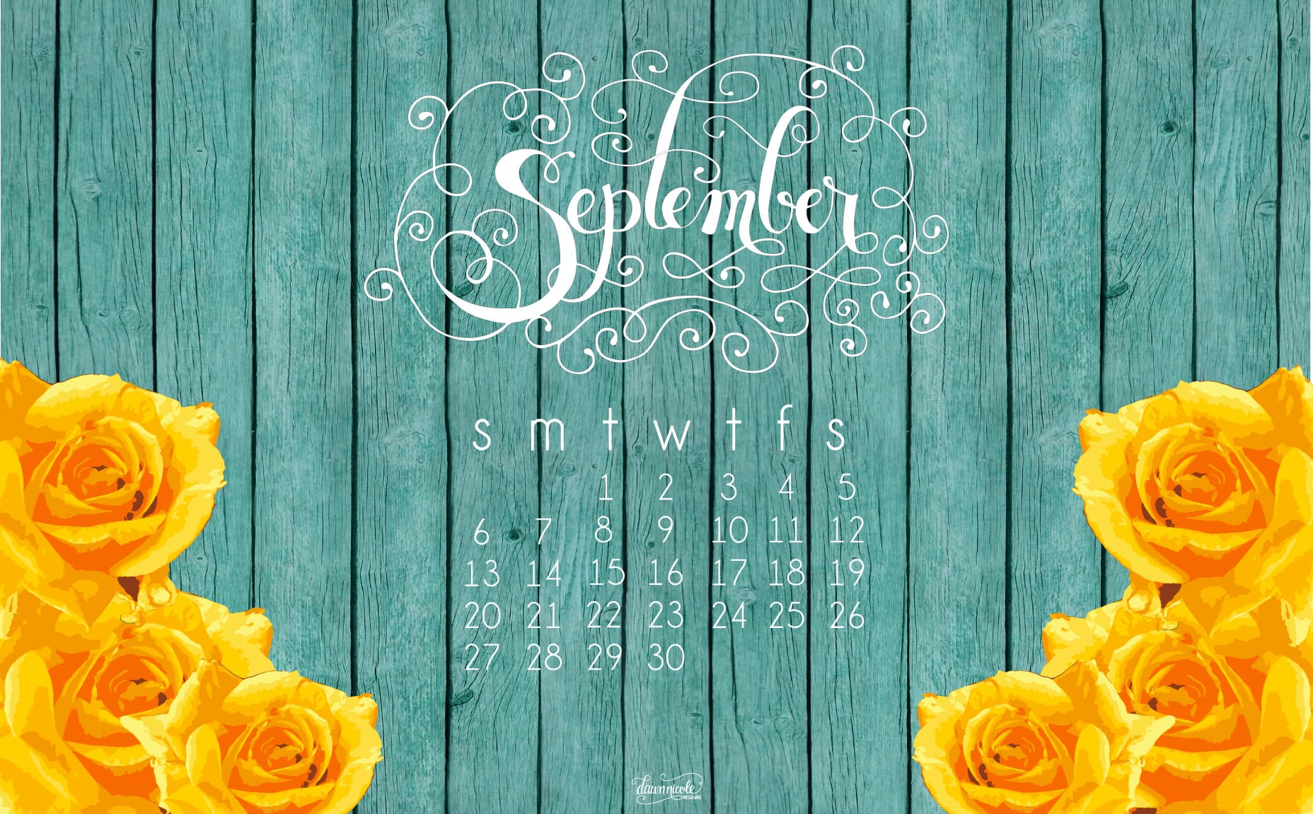 september wallpaper,yellow,text,turquoise,teal,orange