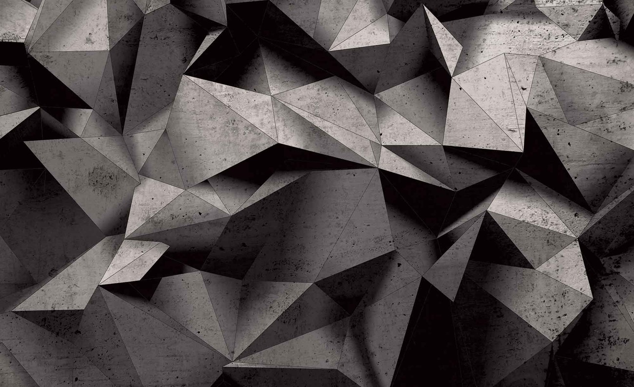 modern geometric wallpaper,black,black and white,origami,monochrome,monochrome photography