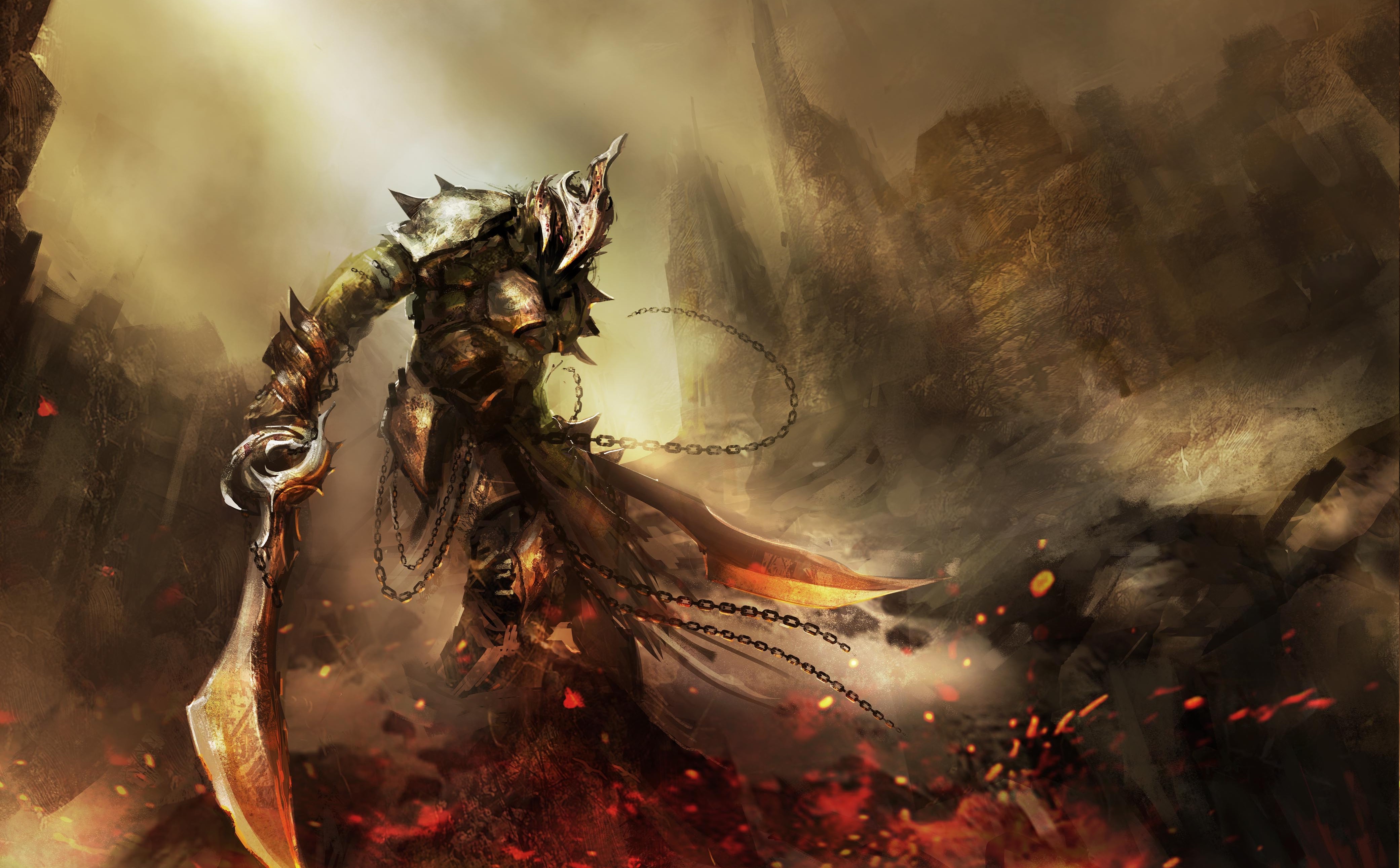 warrior wallpaper hd,cg artwork,demon,mythology,fictional character,illustration