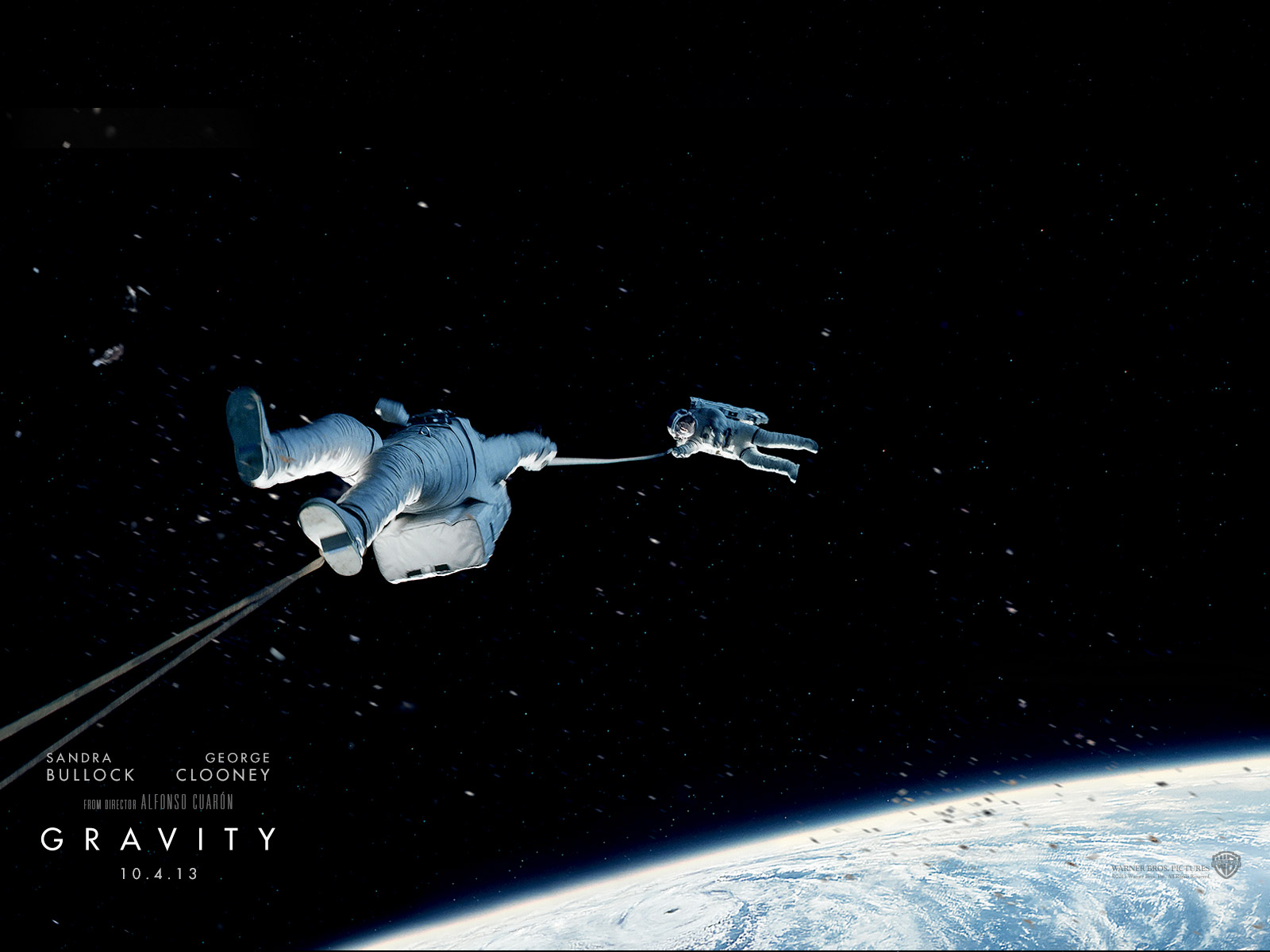 gravity wallpaper,outer space,space station,spacecraft,atmosphere,satellite