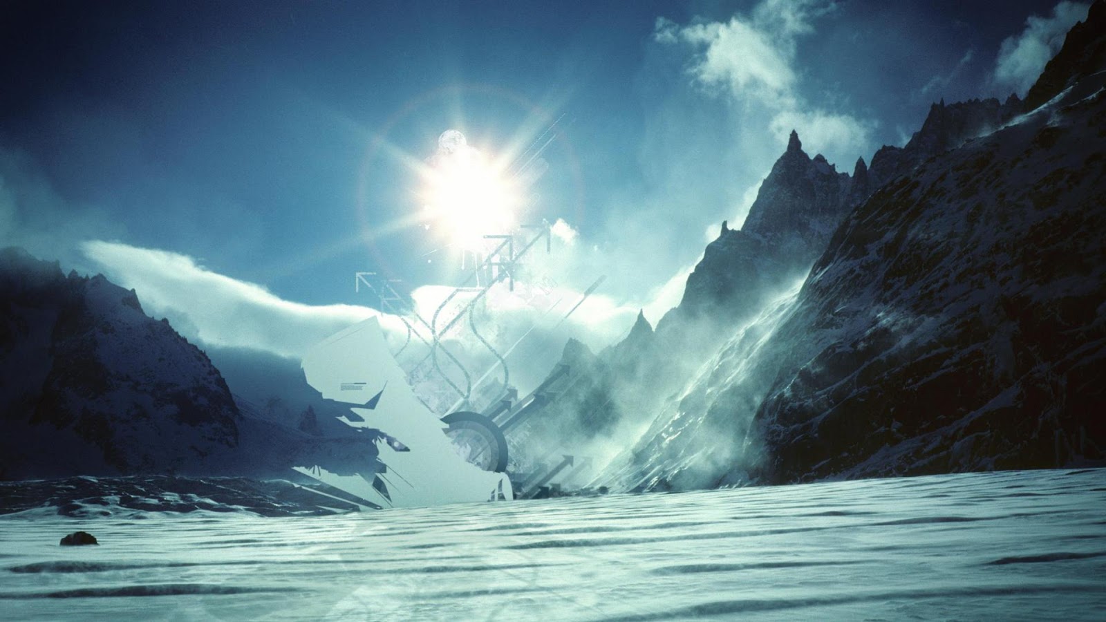 fond d'écran nange,ciel,vague,glacier,océan,la glace