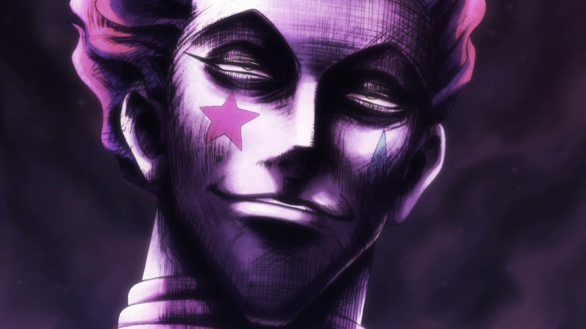 hisoka wallpaper,purple,violet,cg artwork,fictional character,illustration